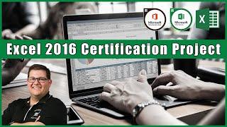 Excel 2016 Certification Project