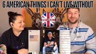 BRITS REACT | 6 American Things I Can No Longer Live Without | BLIND REACTION