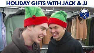 Jack Quinn And JJ Peterka Go Christmas Shopping For Their Teammates! | Buffalo Sabres