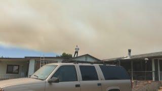 Family from Dewey evacuates due to Goodwin Fire