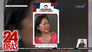 First lady Liza Araneta Marcos sa banat ni FPRRD at pagtawa umano ng VP: "Nasaktan ako" | 24 Oras