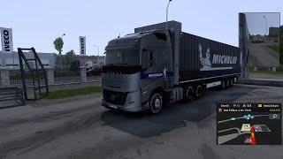 ETS2 Doing a job in the new Volvo