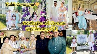 HALDI Ceremony & WEDDING Vlog with RAJASTHAN CM’s Blessings | Shippee Sunda ️ Maheep Poonia