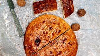 نان گردویی پرطرفدار گاتا.   Walnut bread.      #bread#breadrecipe @Rihannakitchen