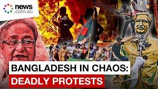 Bangladesh PM Sheikh Hasina resigns, flees country amid deadly protests