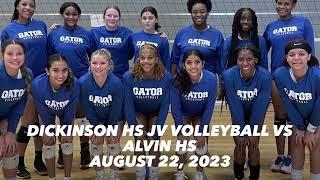 Dickinson HS JV Volleyball VS Alvin HS 8/22/23