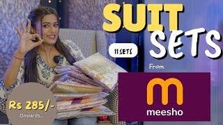 Trendy *SUITSET* from MEESHO‍️ | Summer Edition | Tryon | Honest Review | gimaashi