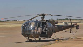 alouette III startup,takeoff,landing and shutdown