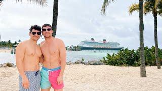 CRUISING ON THE DISNEY WISH! | PJ & Thomas