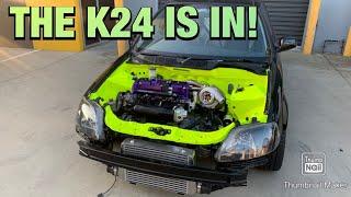KSWAP K24 TURBO 6 SPEED IS MOUNTED