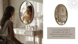 Bathroom Vanity Mirror: Elegant Design for Bedroom, Living Room, and Hallway #vanitymirror #mirror