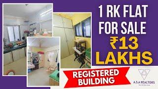 1 RK Flat for SALE @13 Lakhs | Prime Location Exactly Opposite To Mumbra Station | Property.