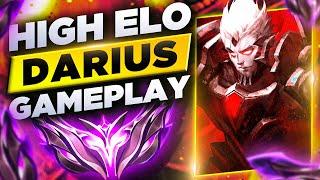 RED + PRESTIGE GOD KING CUSTOM SKINS - S13 High Elo Darius Gameplay - Best Darius Builds