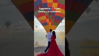 #cappadocia #turkey #cappadociaballoon #balloonflight #travel #travelitinerary #dream #couplegoals