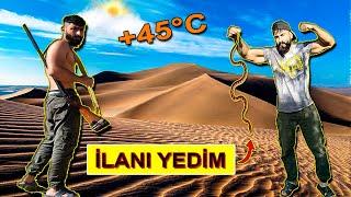 SALYAN ÇÖLLÜYÜNDƏ İLAN YEYƏRƏK YAŞADIM !!! 24 SAAT HƏYATDA QALMAQ