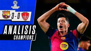 BARCELONA vs BREST 3-0 | CHAMPIONS LEAGUE | Análisis del Partido