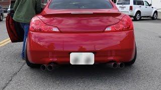 G37 GETS QUAD BLAST PIPES