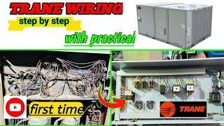 Youtube par pahli baar #TRANE package ac wiring | hvac training videos | हिन्दी اردو 