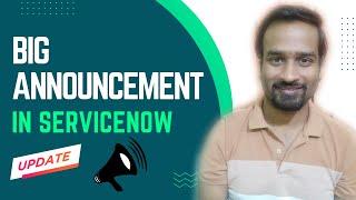 Big Announcement in ServiceNow | Engineer Vineet Jajodia