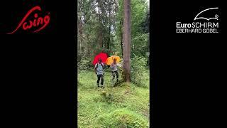 EuroSCHIRM | Trekking - Regenschirm Swing im Einsatz