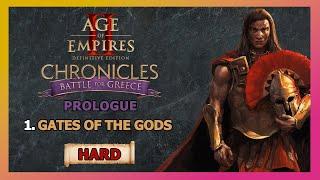 Age of Empires 2: Chronicles Battle for Greece Campaign Walkthrough Part 1 - Gates of the Gods