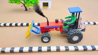 diy tractor making plough machine with cultivator science project |@Acrofter1