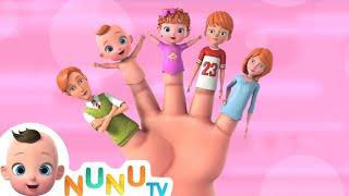 Finger Family Song + Johny Johny Yes Papa + Old MacDonald Had A Farm Animal sounds Song | NuNu Tv