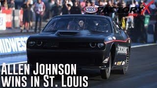 Allen Johnson wins Factory X at the NHRA Midwest Nationals