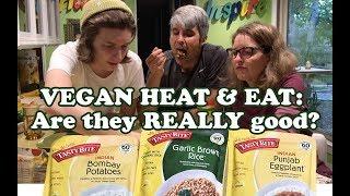 Travel Food Taste Test: Tasty Bite Brand vegan foods