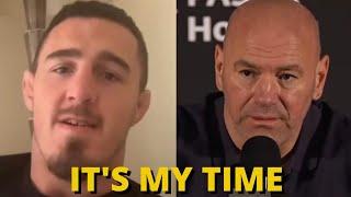Tom Aspinall reacts to Dana White announcing Jon Jones' RETIREMENT