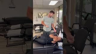 She did the Mariah Carey high note at the end  #chiropractor #lowbackpain #adjustment #asmr