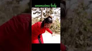 unconscious lady mobile & sandle surendra kc saru Dahal harke haldar comedy #viral #short #funny