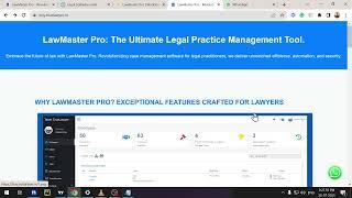 Law Master PRO: The Ultimate Legal Case Management System Software.