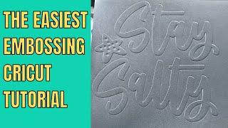 Embossing with the Cricut - Easy to follow beginner instructions!