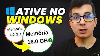 COMO AUMENTAR A MEMÓRIA RAM DO PC e NOTEBOOK SEM GASTAR NADA