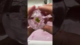 DIY Nano Tape Craft: Beautiful Flower Water Balls#DIY #nanotape #handmade #foryou