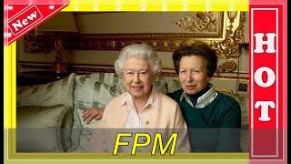 Königliche Familie - Prinzessin Anne half Königin Elizabeth