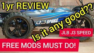  JLB J3 SPEED CHEETAH 11101- FREE MODS- MUST DO - 1 Yr Review - 21101 V1 V2 V3