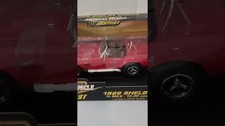 1966 SHELBY COBRA 1:18 SCALE DIECAST MODEL SPORTS CAR LIMITED EDITION ERTL COLLECTIBLES