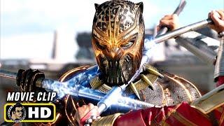 BLACK PANTHER (2018) Killmonger Final Battle [HD] Michael B. Jordan