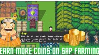 PIXELS: FORESTRY LEVEL - UP AND TIPS FOR FAST SAP FARMING TO EARN MORE COINS