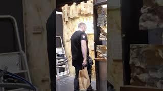 THE SHOCKING HACK Behind Colin Furze's Rock Wall! #shorts