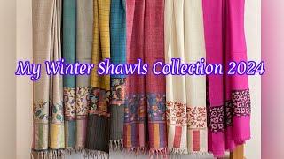 My Winter Shawls Collection 2024| sobia’s world#wintershawls