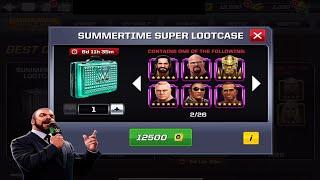 SummerTime Super Lootcase opening WWE Mayhem