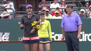 Sania's Speech on Victory and Becoming World Number 1