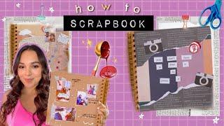 DIY How to Scrapbook | *aesthetic ideas*  tips + inspiration