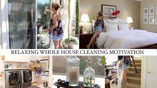 RELAXING CLEANING MOTIVATION | WHOLE HOUSE | CLEAN WITH ME