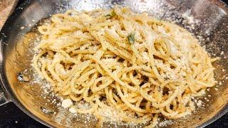 Spaghetti Aglio e Olio With Zero Salt Chicken Bouillon