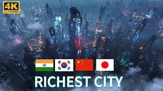 10 Richest Cities in Asia | 10 Most Modern Asian Cities | TOP 10 Largest Cities in Asia | 4K UHD