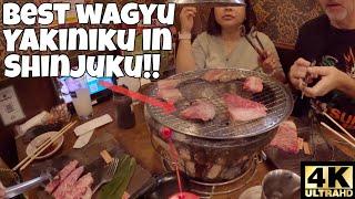 MUST TRY WAGYU YAKINIKU IN SHINJUKU, TOKYO FOOD REVIEW!!  [4K]